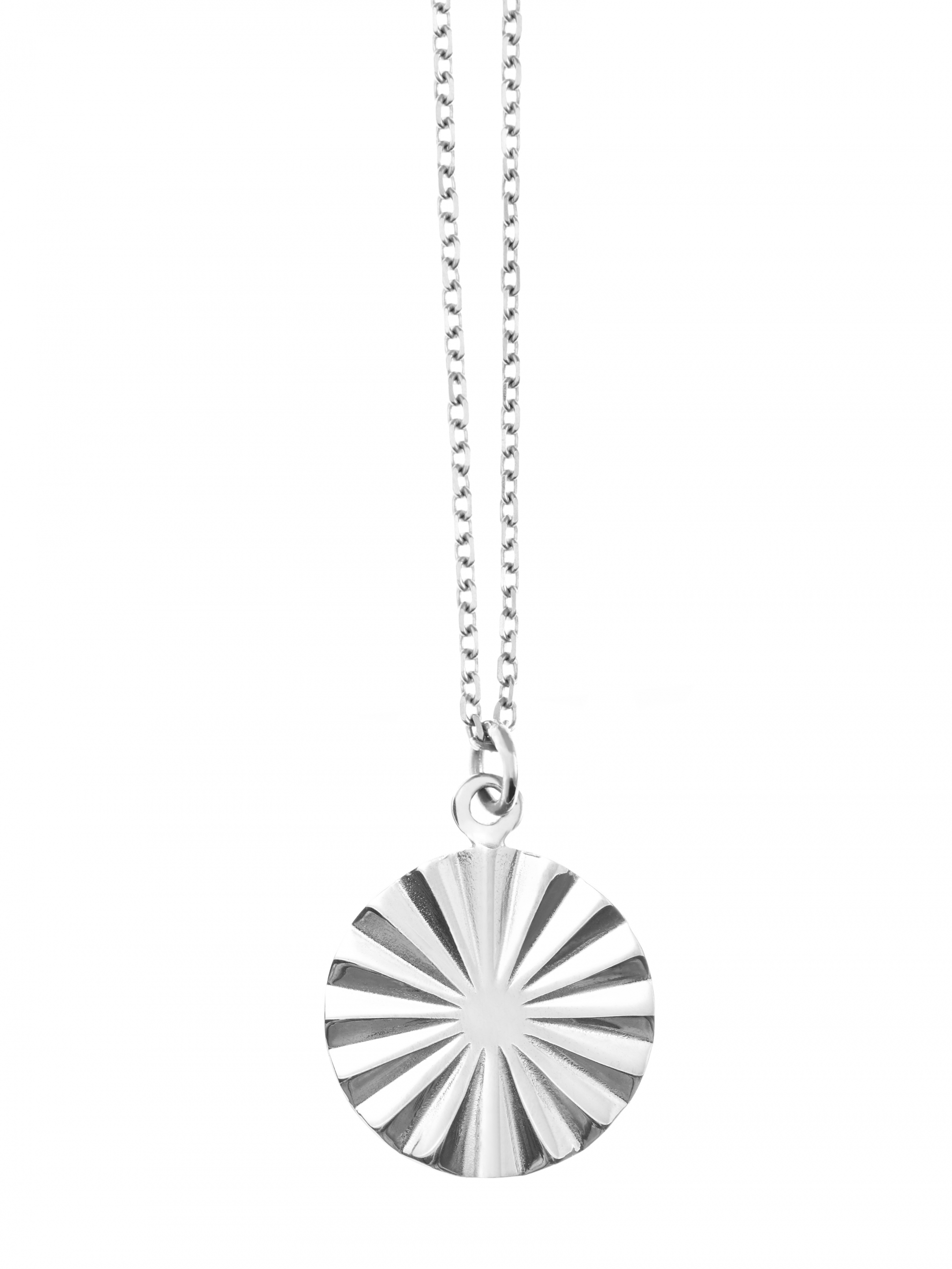 Minimalistyczny naszyjnik z geometryczną zawieszką re4 silver srebro minimalistyczna biżuteria moie